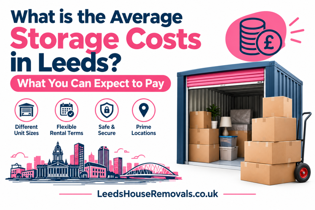 What is the Average Storage Costs in Leeds