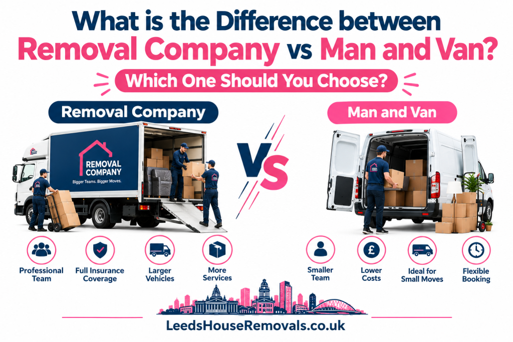 What is the Difference between Removal Company vs Man and Van